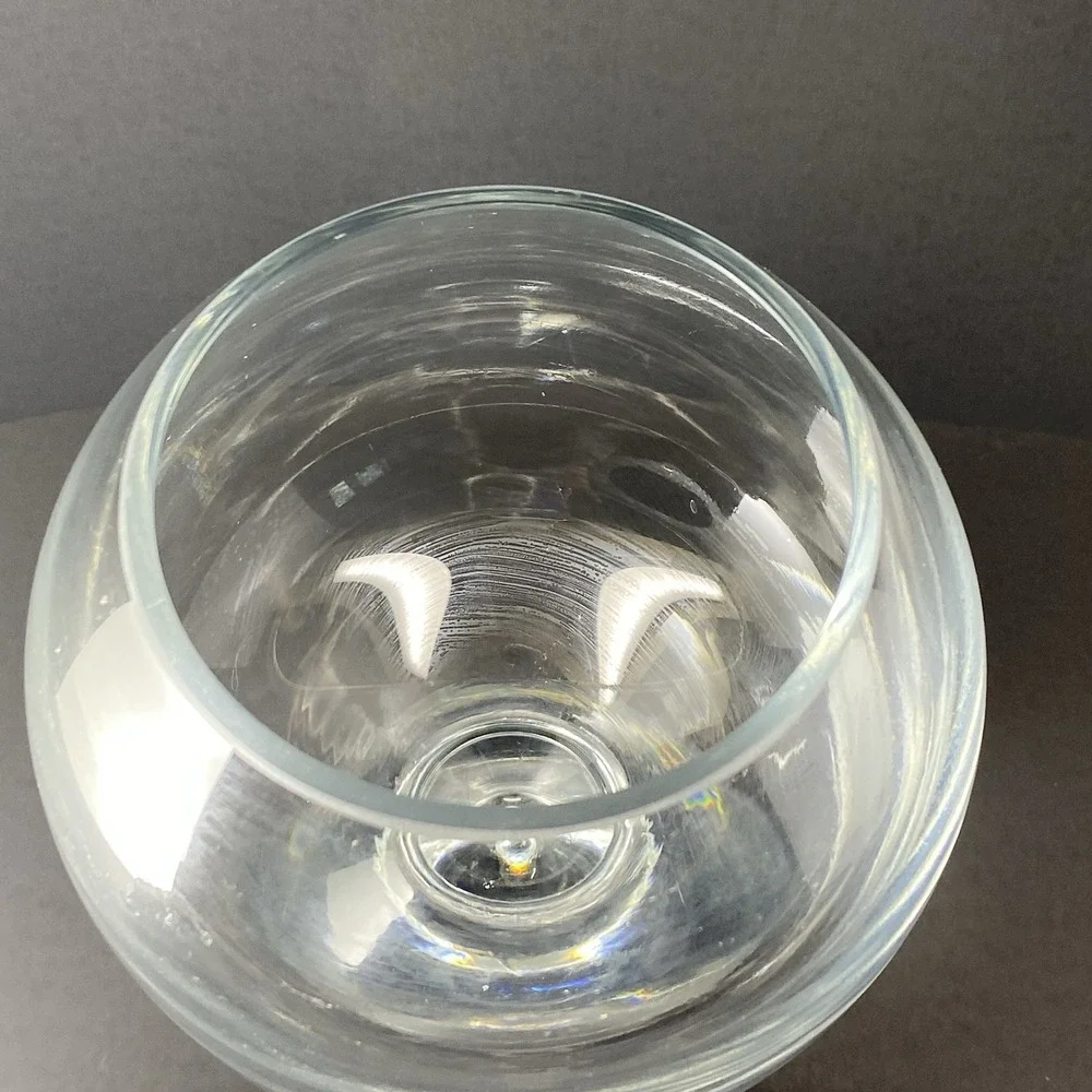 Studio Nova Heavy Blown Art Glass Elegant Exquisite Vintage Vase Poland-8.75